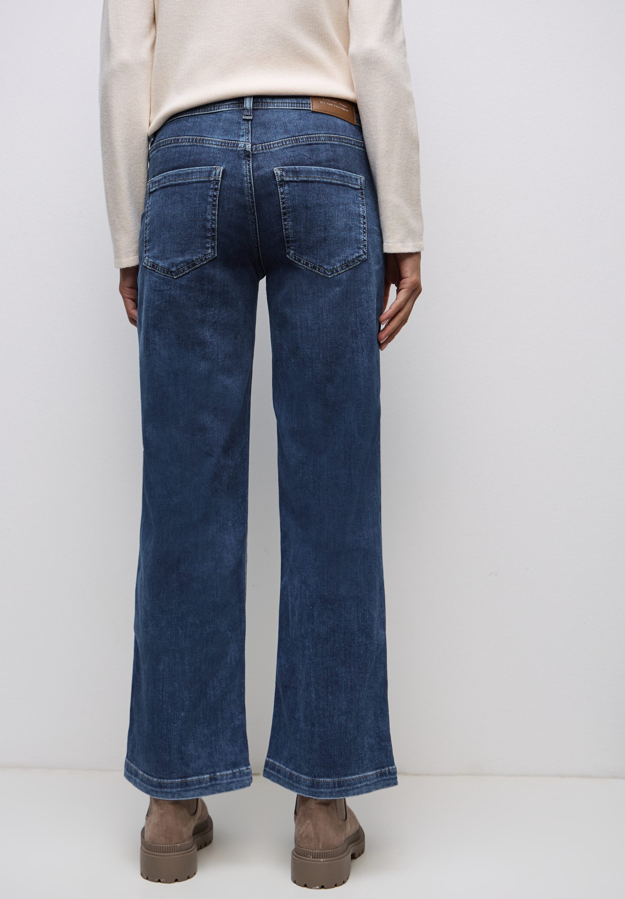 STREET ONE Comfort-fit-Jeans aus Baumwolle mit günstig online kaufen