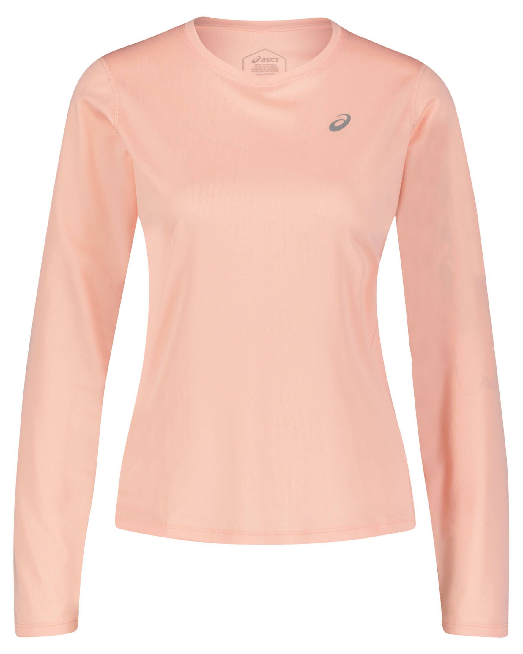 Asics Laufshirt Damen Laufshirt CORE Langarm (1-tlg), Reflektierender  Logo-Print auf der linken Brust