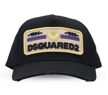 Dsquared2 Baseball Cap Dsquared2 Gold Leaf Patch Deadstock Baseballcap Kappe Basebalkappe Tru