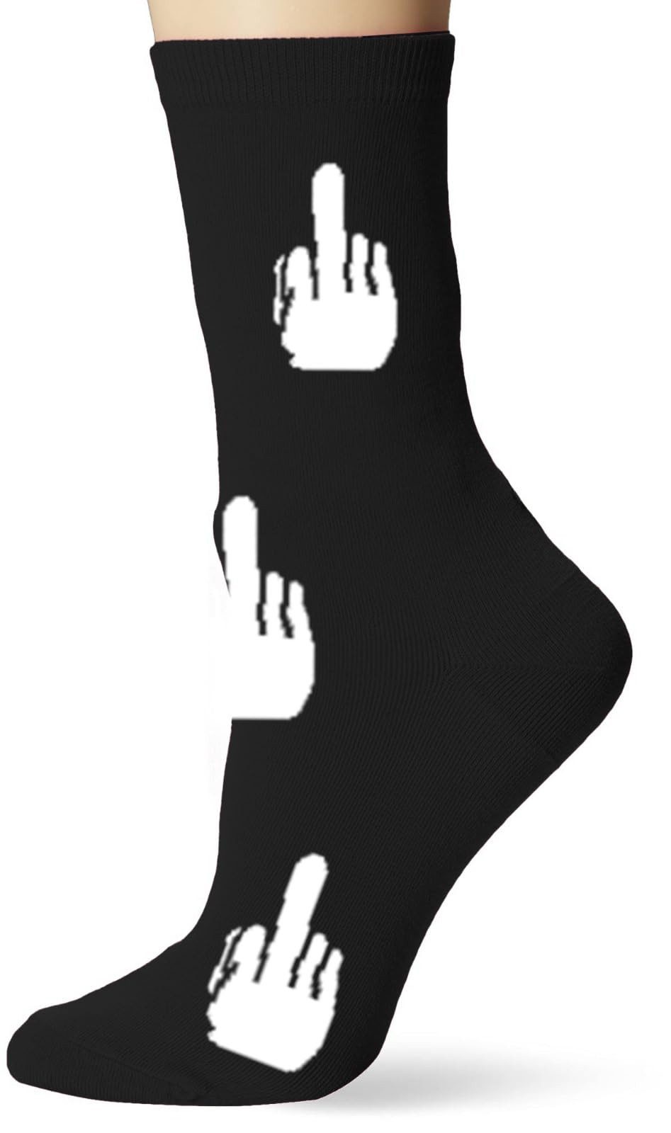 Geschenkehöhle Langsocken Lustige Mittelfinger Socken - Geschenkidee für Damen & Herren Wenn Worte zu viel sind – trage Socken, die für dich sprechen