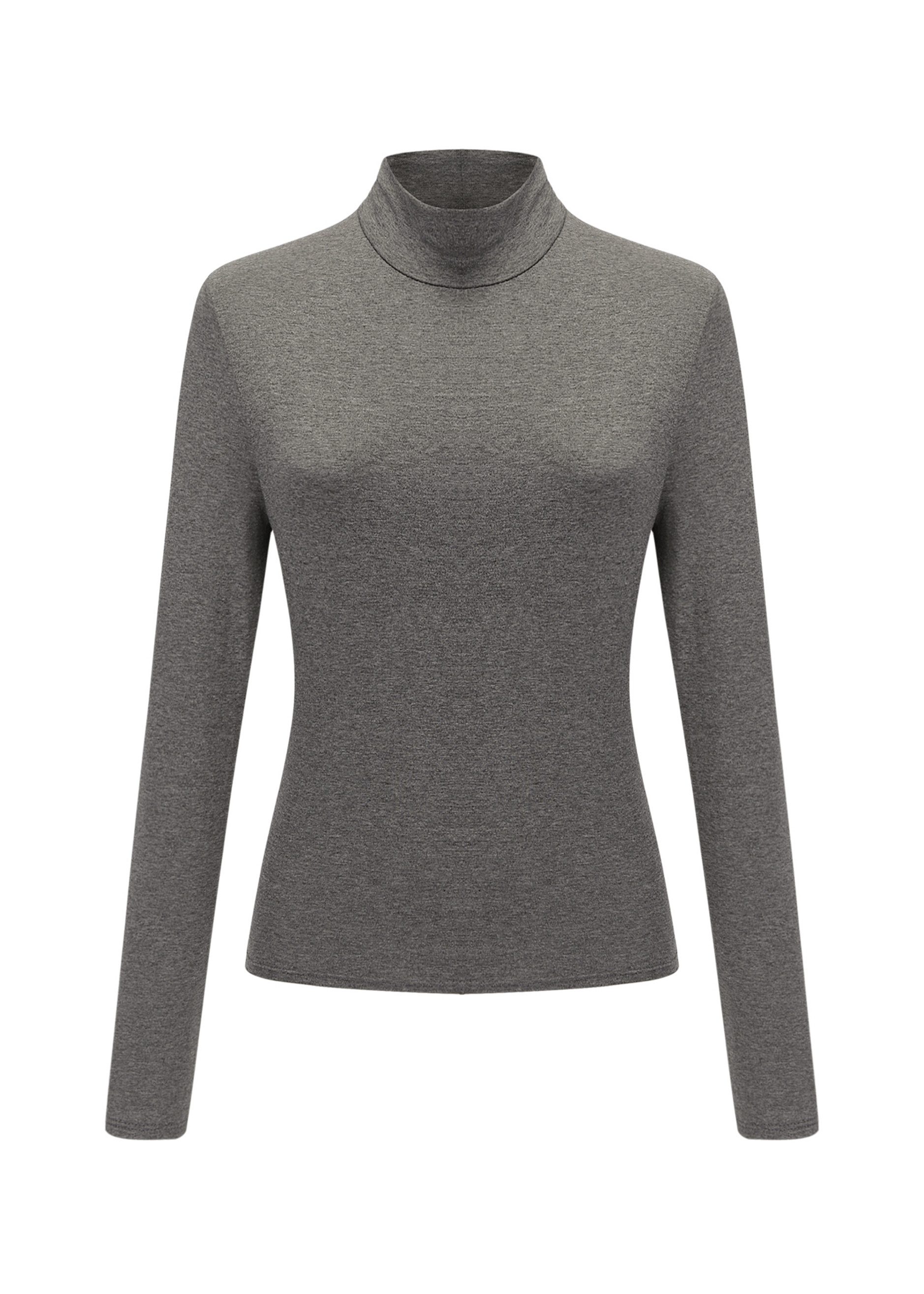 SASSYCLASSY Langarmshirt Langarmshirt Damen mit Rollkragen günstig online kaufen