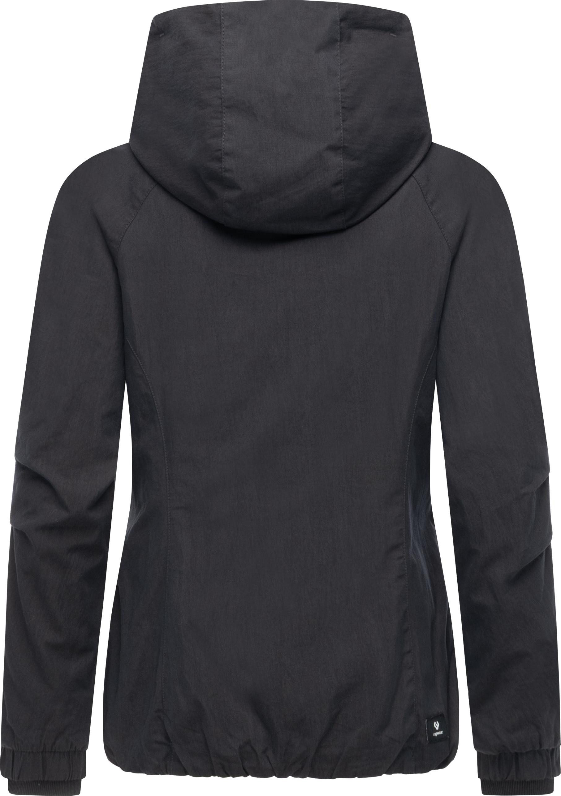 Ragwear Outdoorjacke Dizzie A YOUMODO Leichte Übergangsjacke mit großer Kapuze