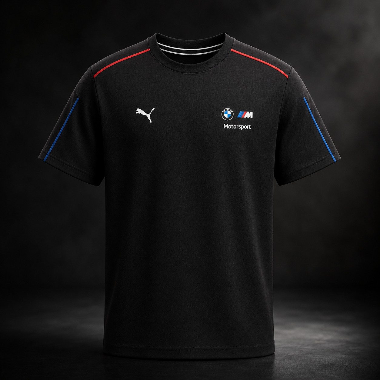 BMW T-Shirt BMW M Motorsport Herren Sportswear MT7 T-Shirt Schwarz