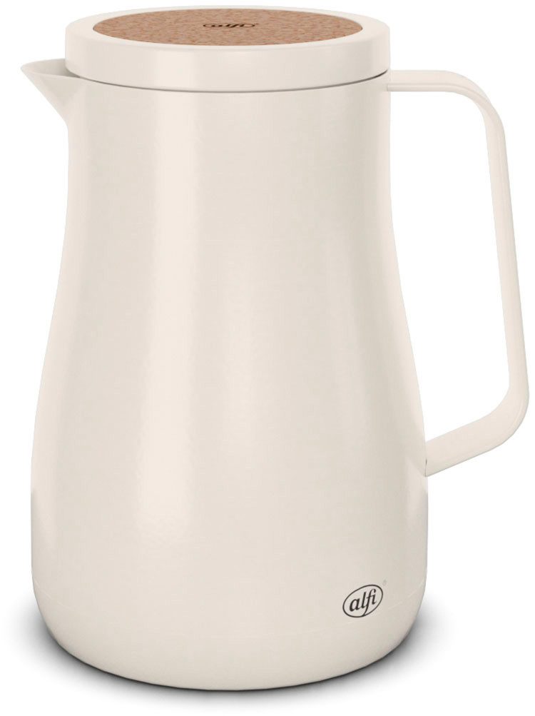 Alfi Isolierkanne STUDIO TEA, aus doppelwandigem Edelstahl, 0,7 l, (1-St), 12h heiß & 24h kalt, ergonomischer Griff, große Öffnung