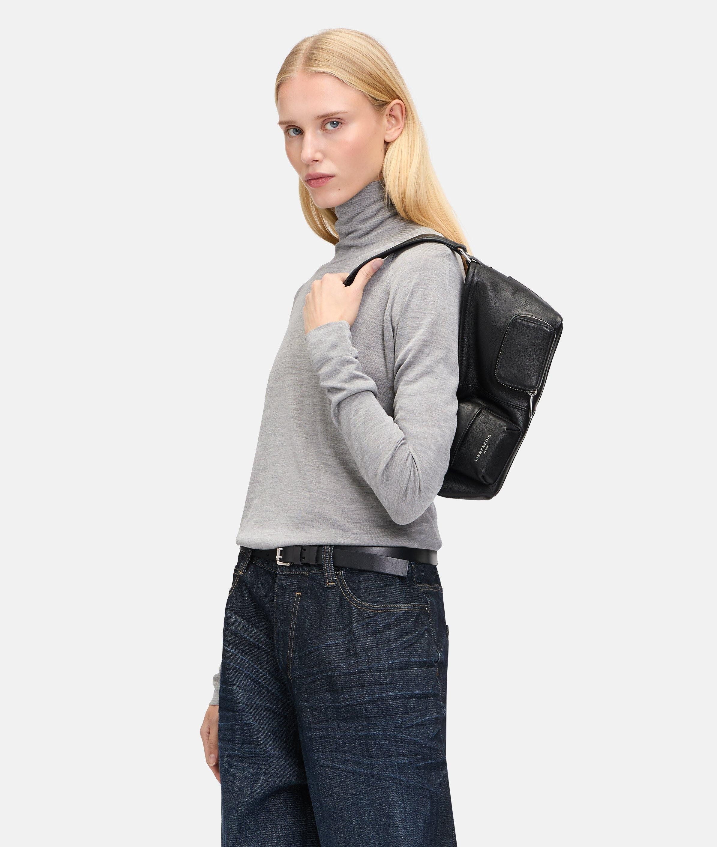 Liebeskind Berlin Schultertasche Archive LK 204 Shoulderbag S, Handliche Shoulderbag aus weichem Leder