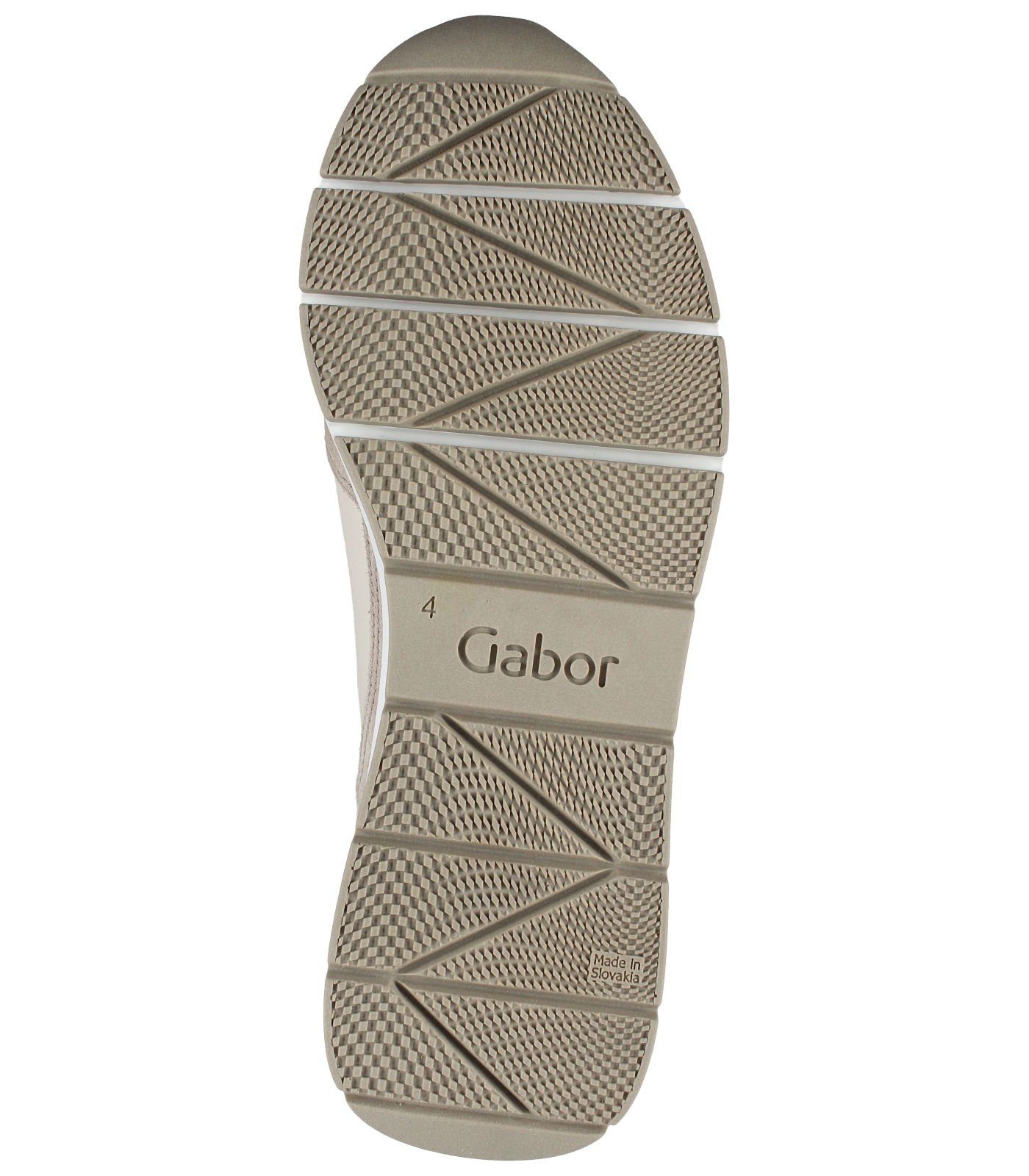 Gabor Sneaker Leder Sneaker Weiß 51) (neve/leinen