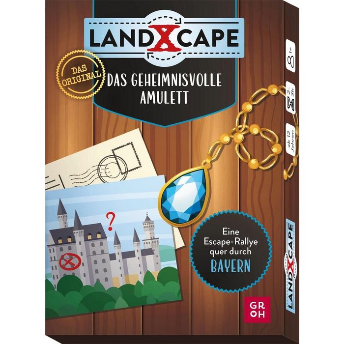 groh Verlag Spiel LandXcape - Das geheimnisvolle Amulett