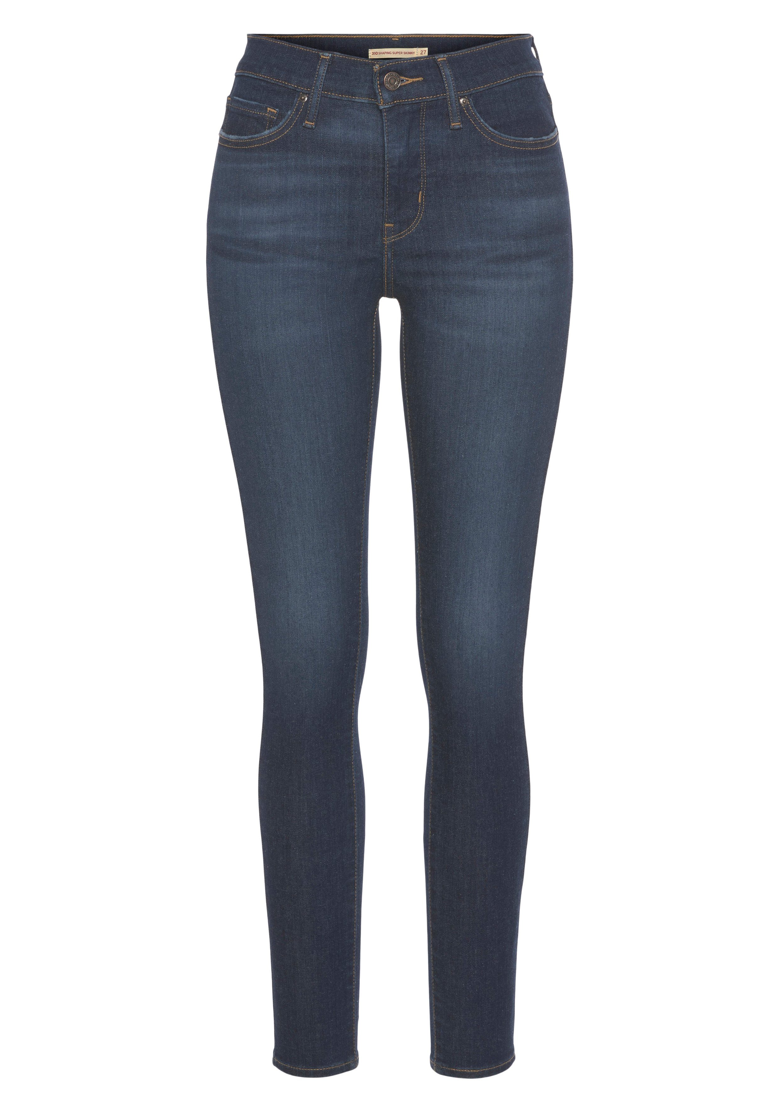 Levi's® Skinny-fit-Jeans Skinny Super 310 dark-blue Shaping