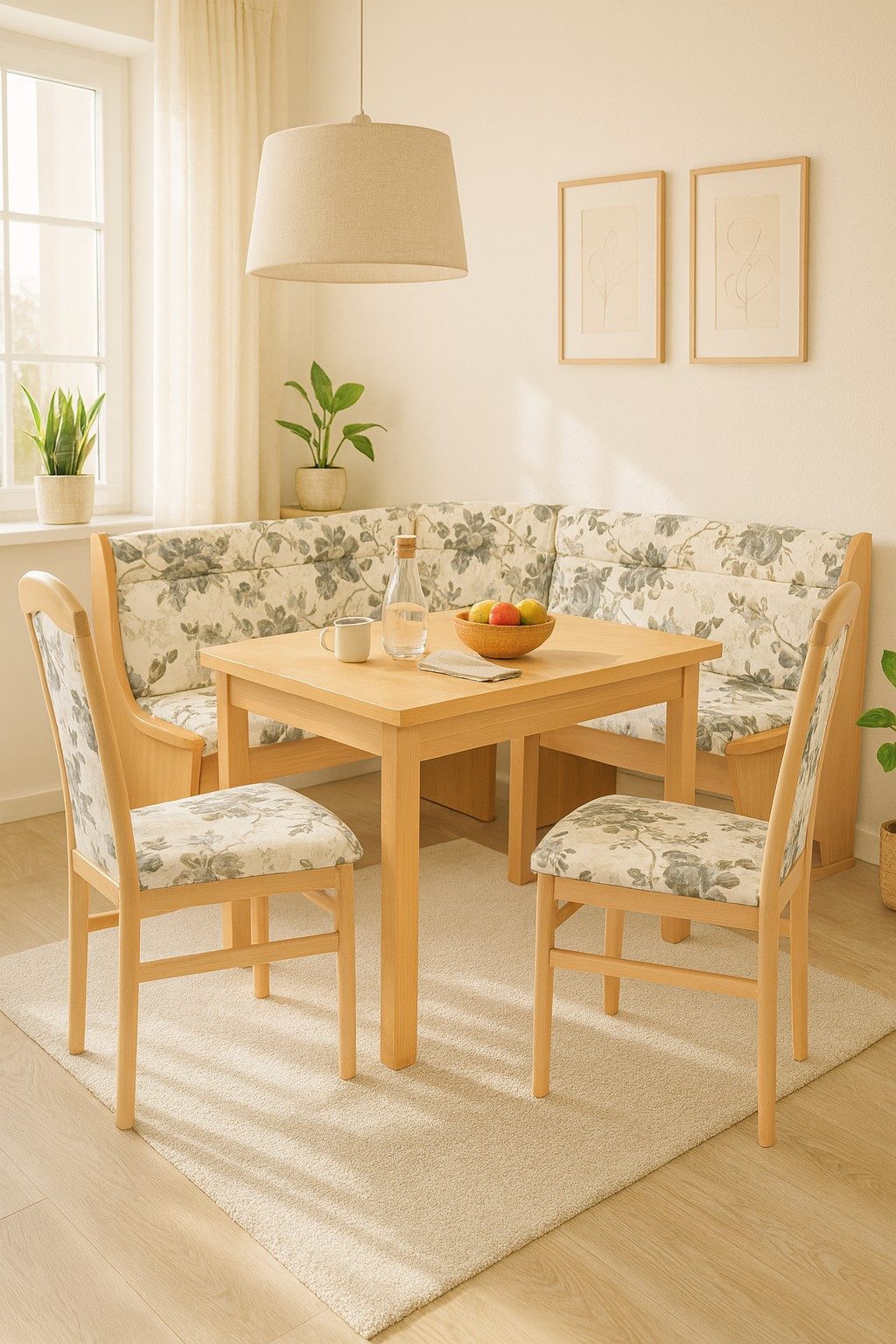 moebel-direkt-online Eckbankgruppe Anja, (Spar-Set, 4tlg-Set), Sitzflächen mit hochwertiger Gasdruckfeder