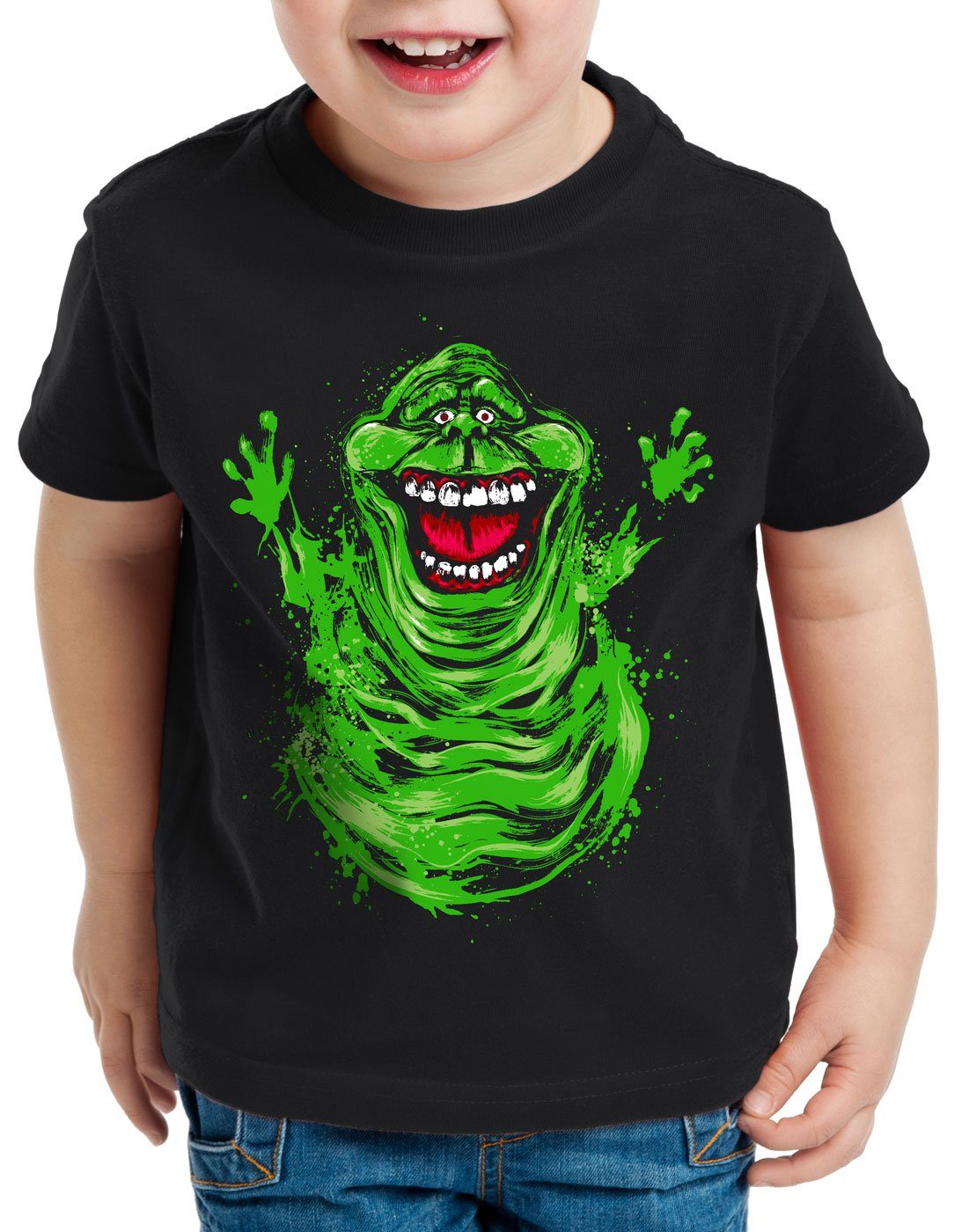style3 Print-Shirt Kinder T-Shirt Slimer geisterjäger gespenst | T-Shirts