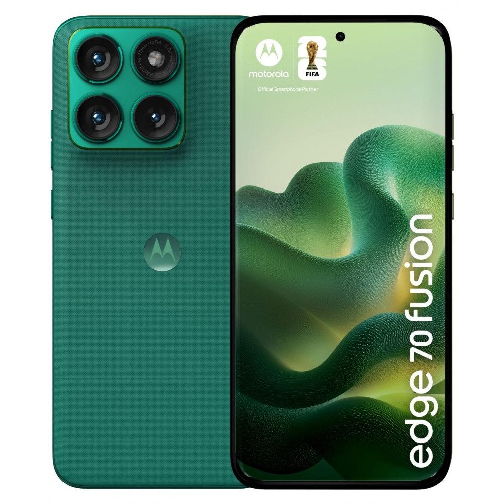 Motorola PBBD0005SE Edge 70 Fusion Smartphone Grün Smartphone (256 GB Speicherplatz)