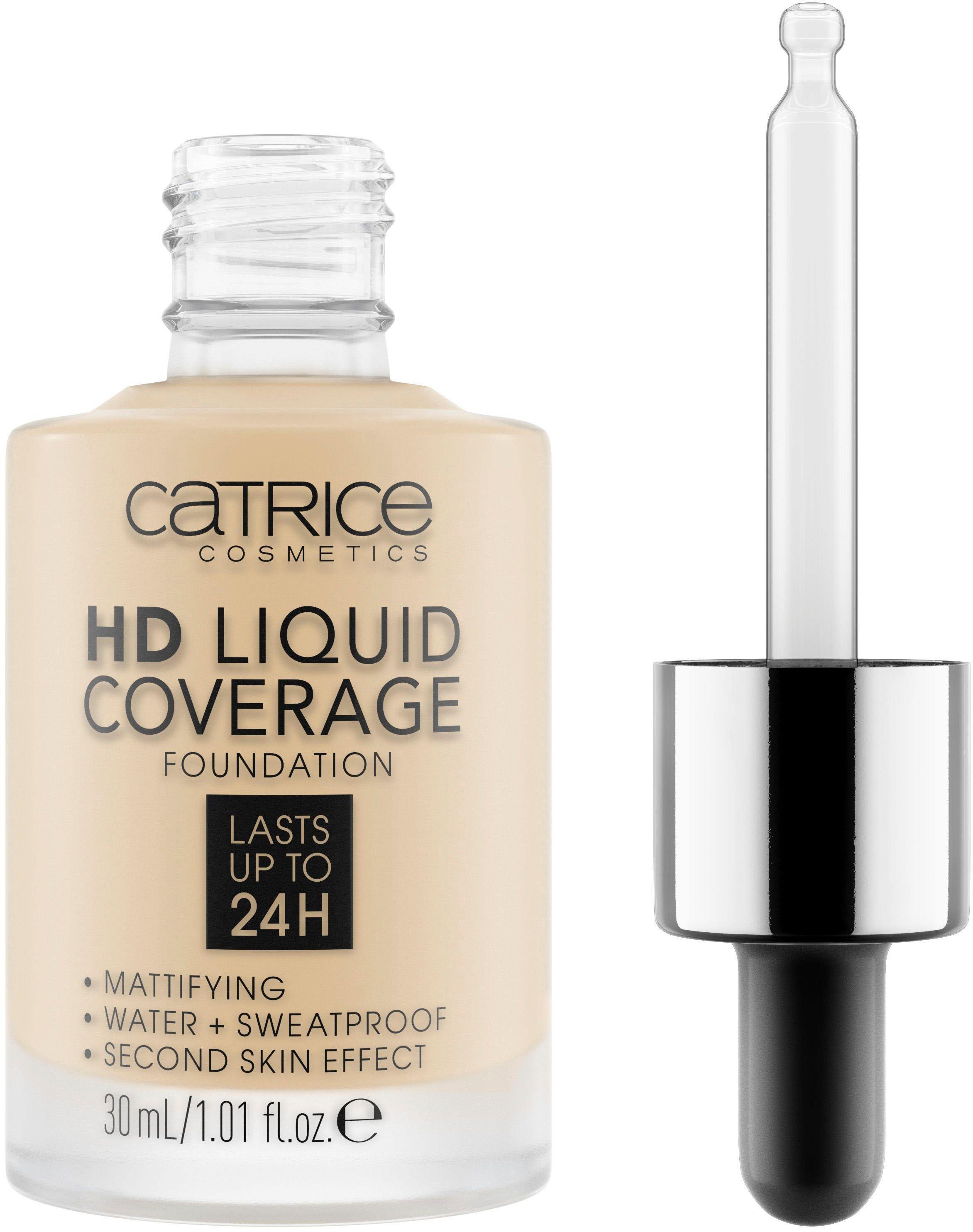Catrice Foundation HD LIQUID COVERAGE FOUNDATION, mit leichter Textur