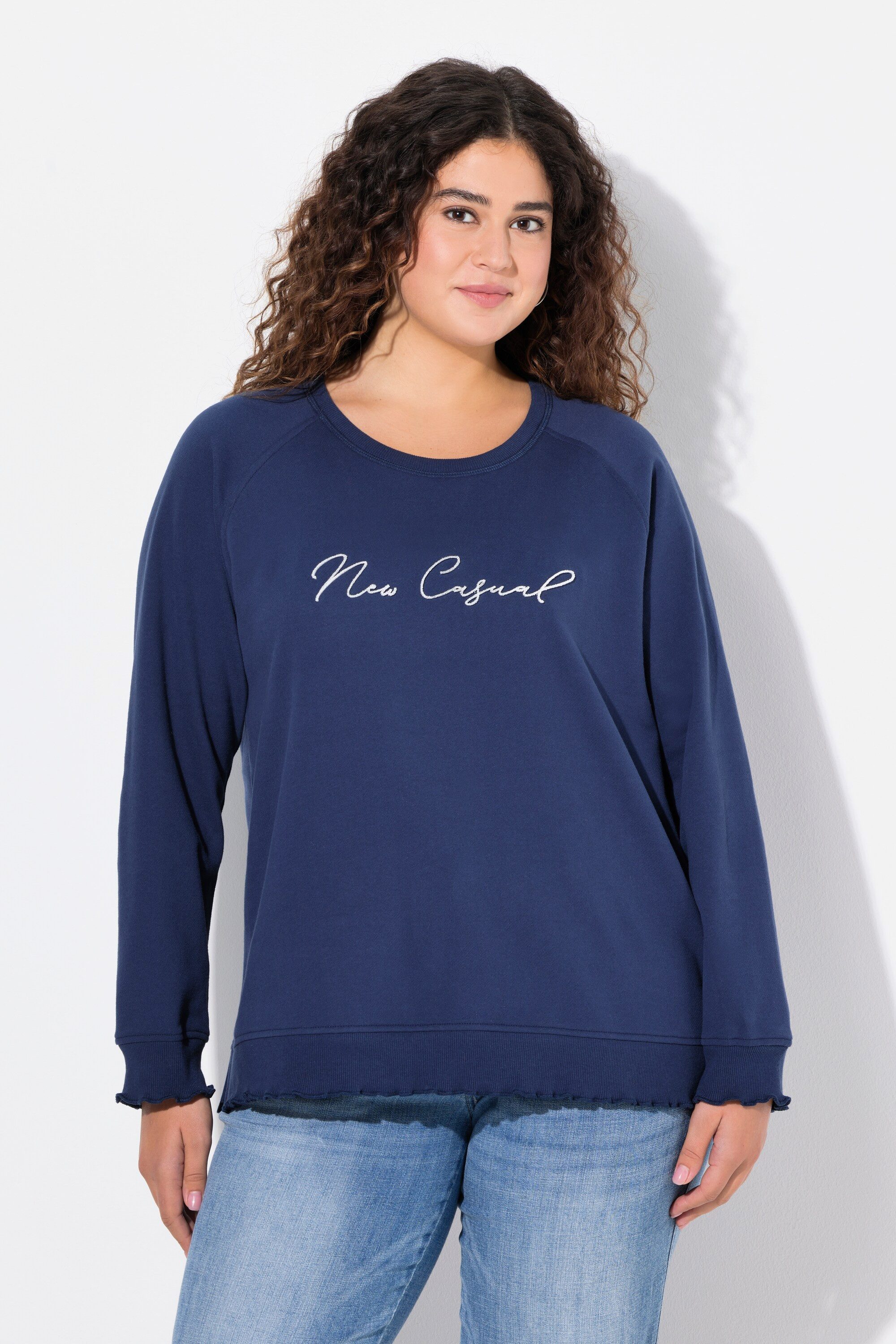 Ulla Popken Sweatshirt Sweatshirt New Casual günstig online kaufen