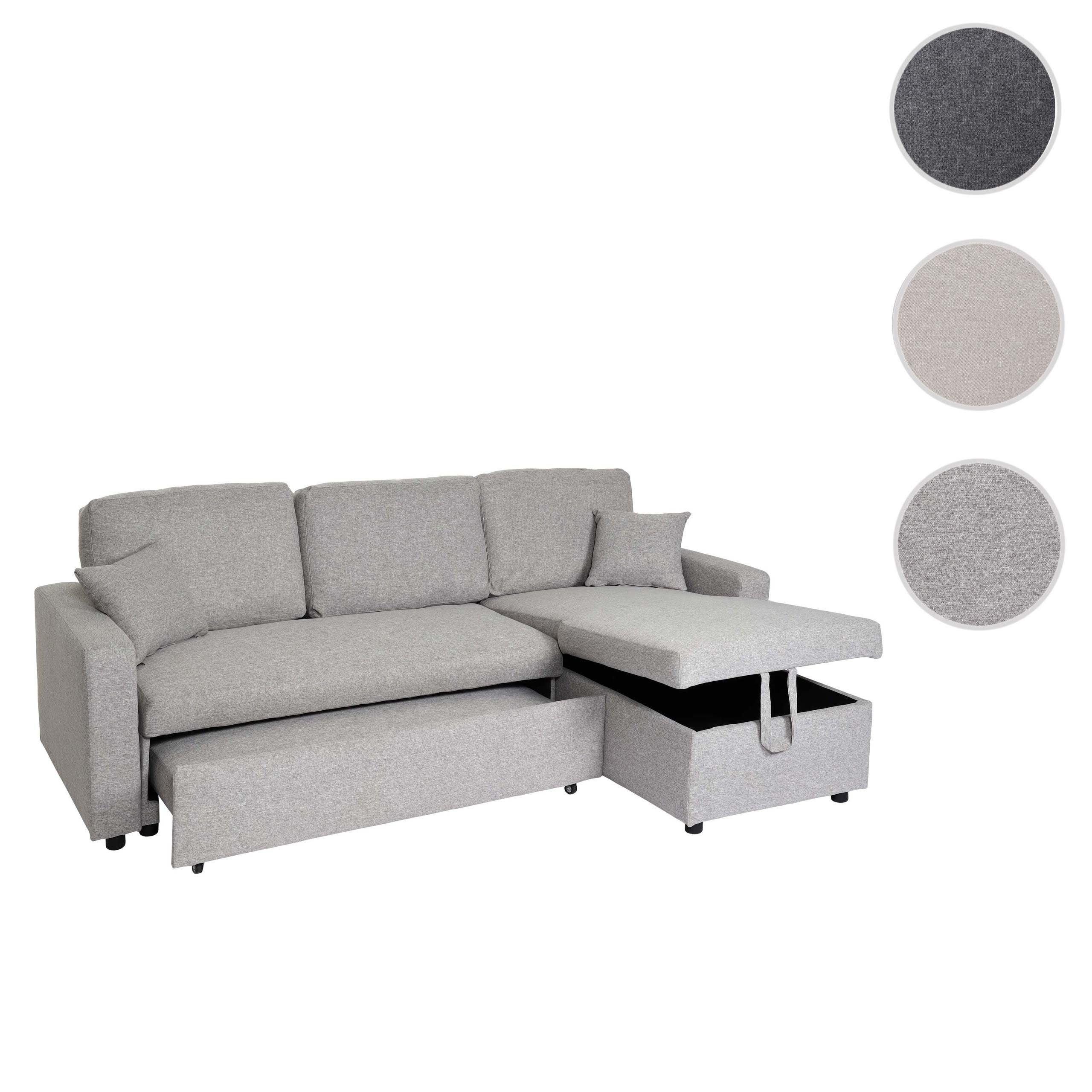 MCW Ecksofa MCW-L17, 3-Sitzer in L-Form, Mit 2 Dekokissen, Max. Belastbarkeit: 360 kg