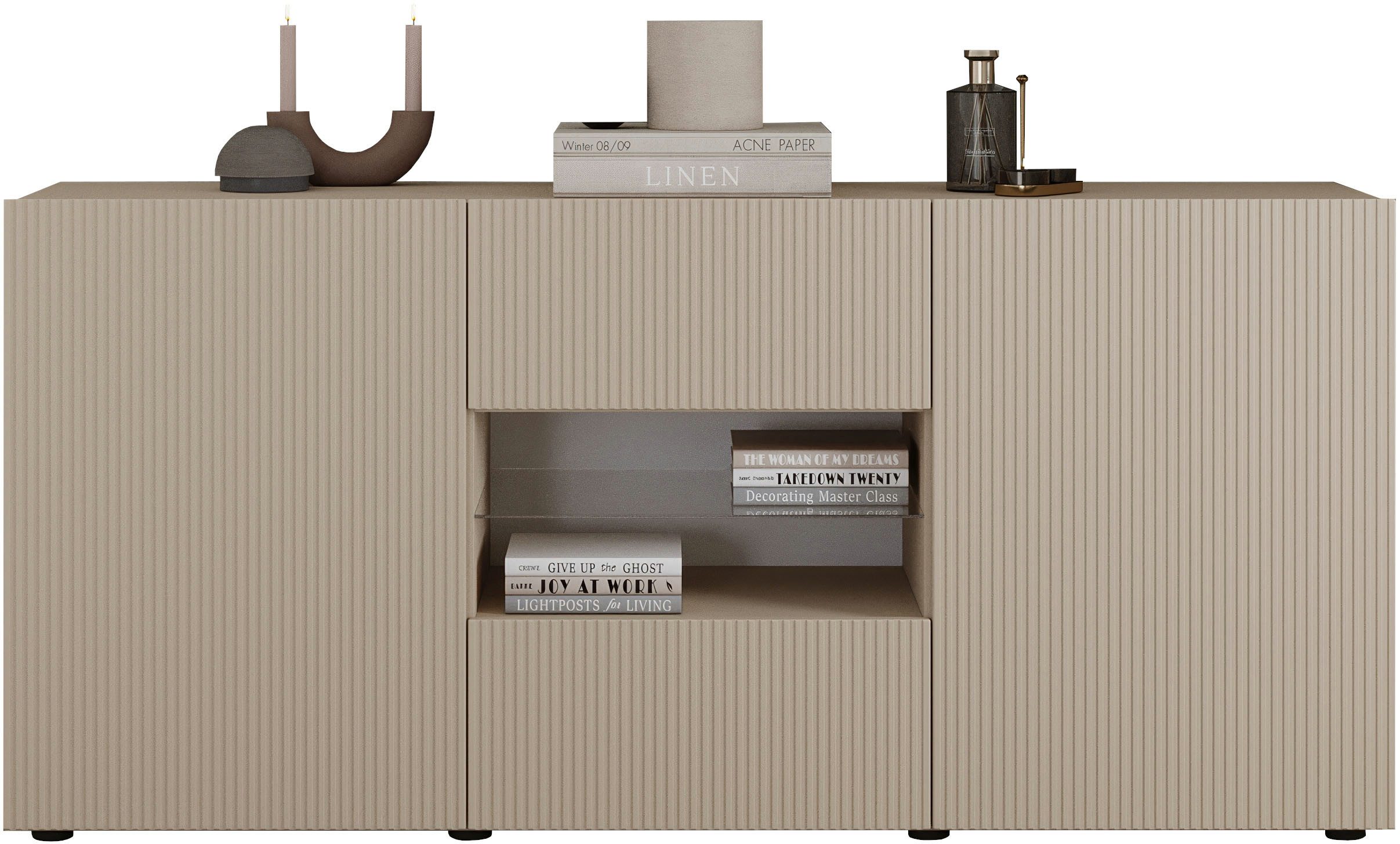 INOSIGN Sideboard Rio Breite 181 cm, Kommode mit 2 Türen u. 2 Schubkästen, günstig online kaufen