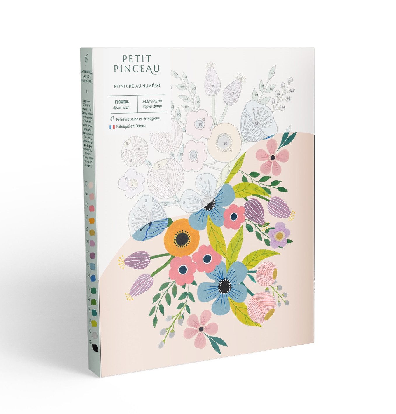 La Petite Epicerie Malen nach Zahlen Set Kinder & Erwachsene Kreatives Malen mit Pinsel und Farben