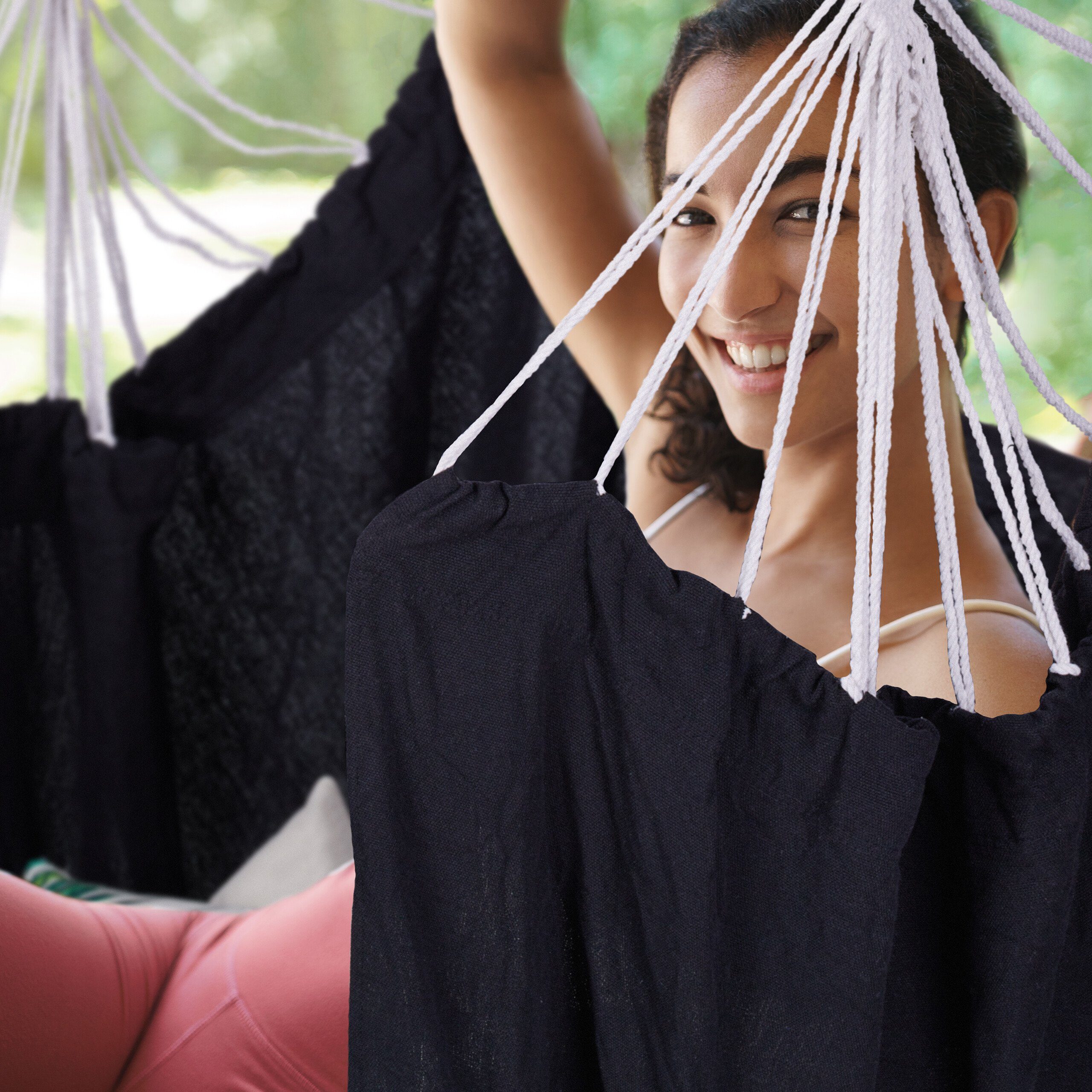 relaxdays Hängesessel Baumwolle