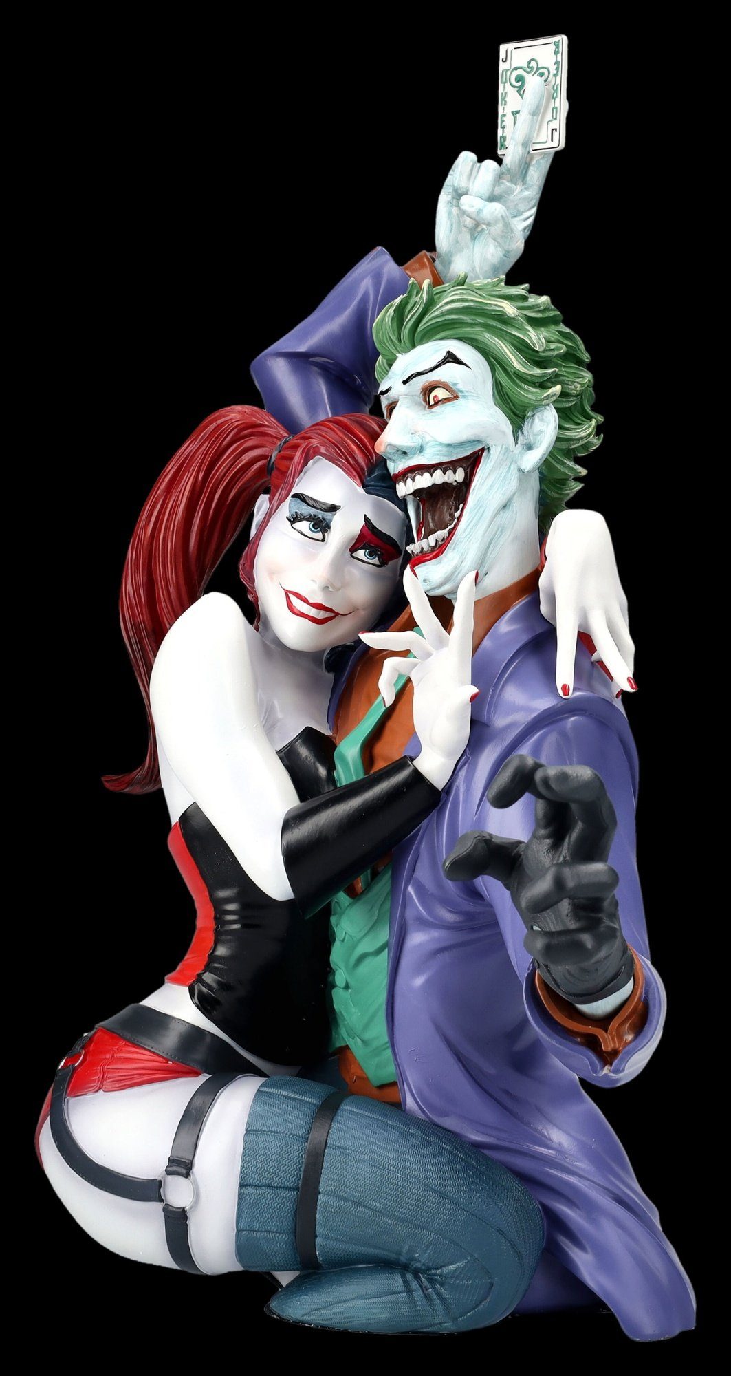 Joker - Büste Merchandise und - Dekofigur Der Harley GmbH Superhelden Figuren Quinn Shop Dekofigur