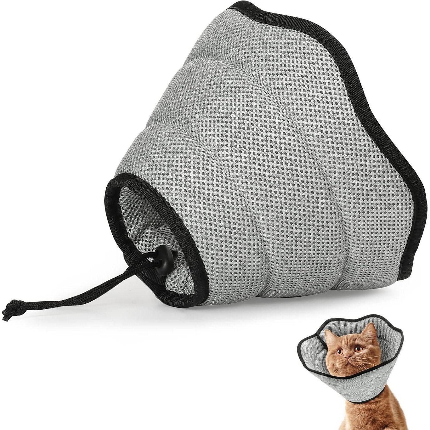 VavoPaw Schutzkragen Verstellbare Halskrause für Hunde und Katzen, Weiches