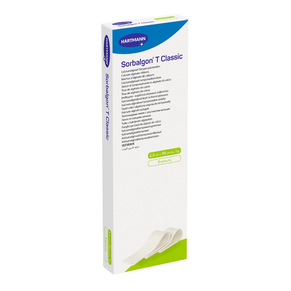 Kalt-Warm-Kompresse 16x Hartmann Sorbalgon® T Classic, Calciumalginat-Kompressen - 1