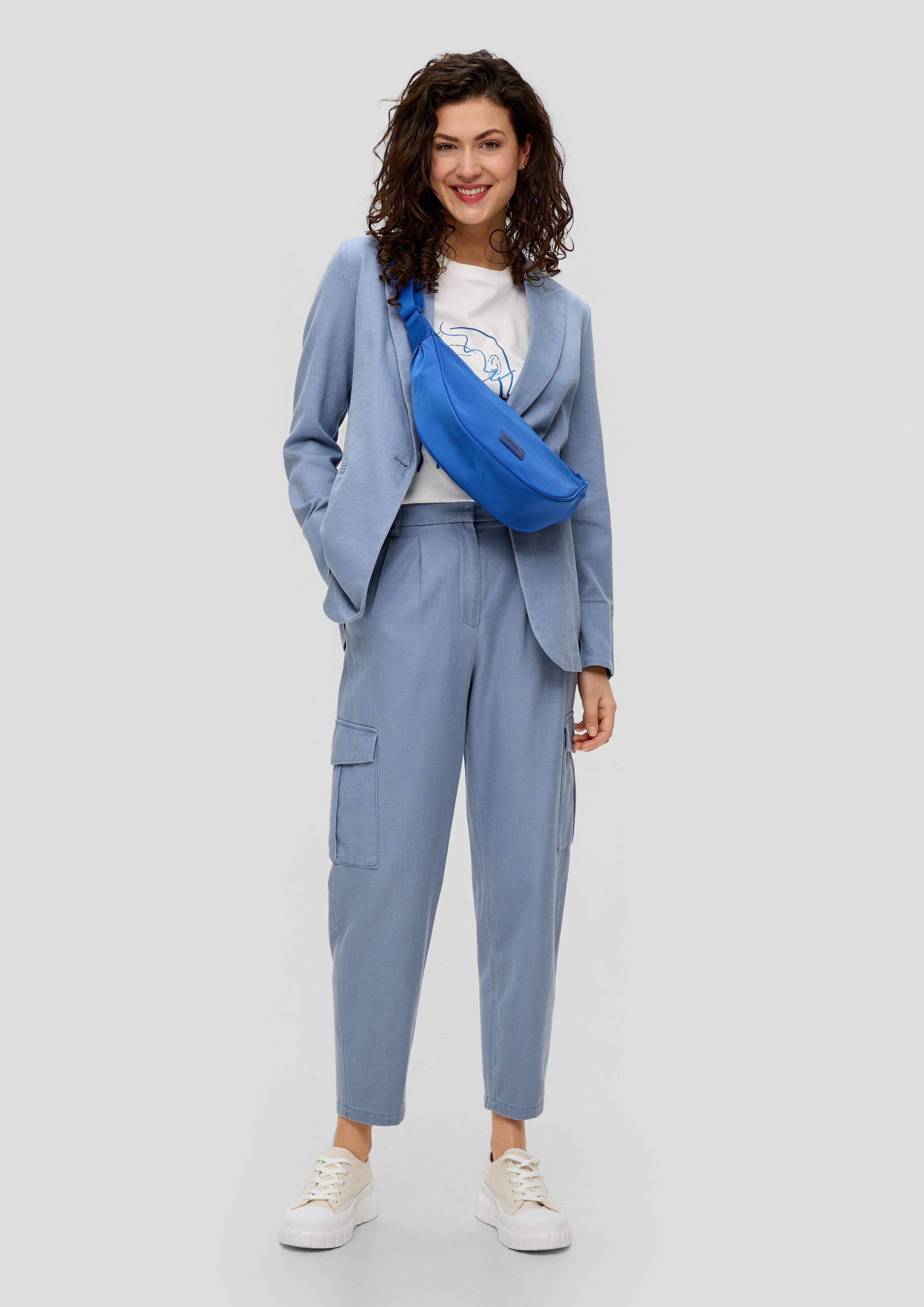 s.Oliver 7/8-Hose Relaxed: Cargohose aus Twill günstig online kaufen