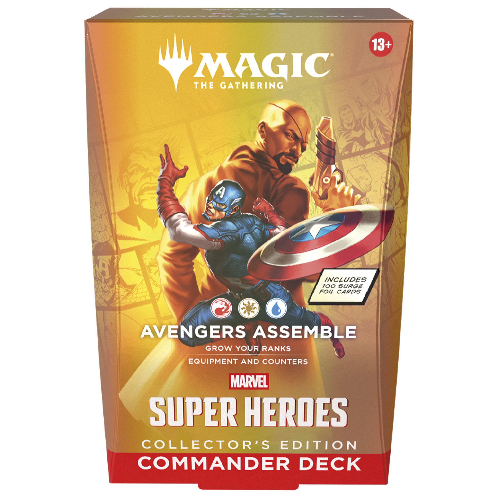 Magic the Gathering Sammelkarte MTG Marvel Super Heroes Collector Commander Deck Avengers Assemble EN