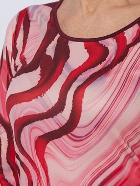Belli Beaux Shirtkleid Sleepshirt pflegeleicht mit Wellen- Fantasiedesign