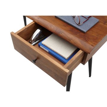 HTI-Living Schreibtisch Schreibtisch Antik mit Schublade Massivholz (Stück, 1-St., 1 Schreibtisch)