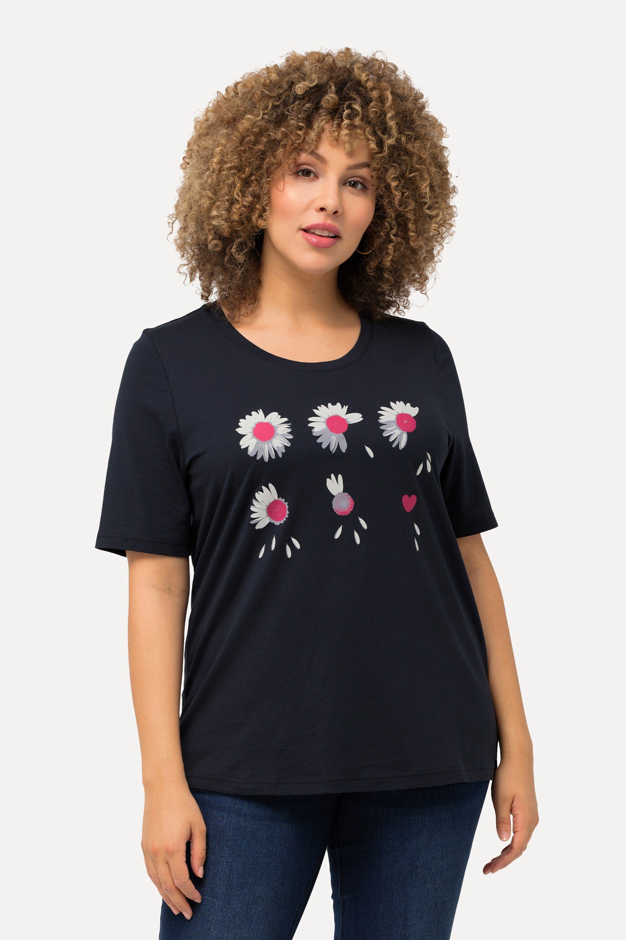 Ulla Popken T-Shirt T-Shirt Blüten Classic günstig online kaufen