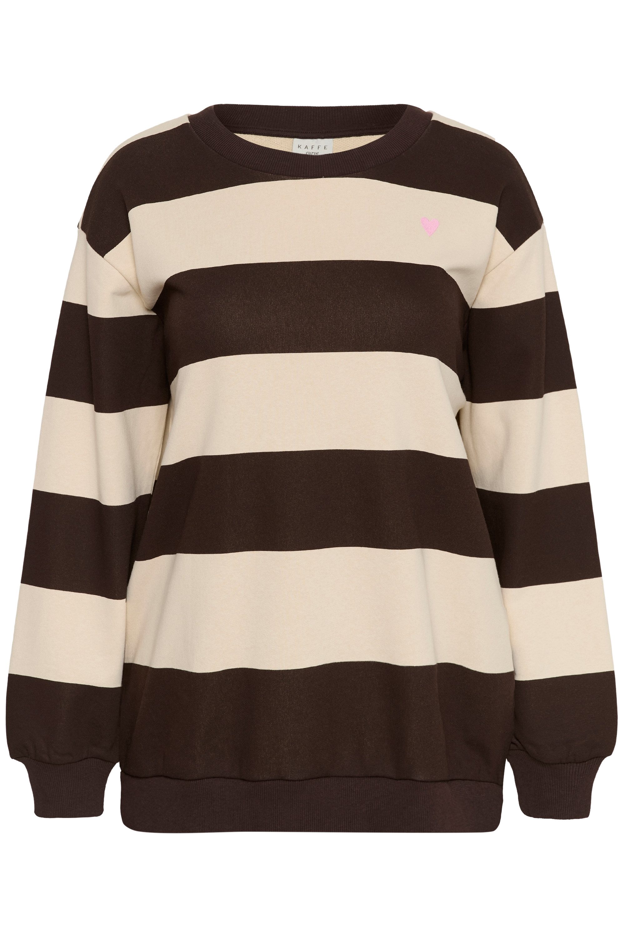 KAFFE Curve Fleecepullover Sweatshirt KCjomo plus