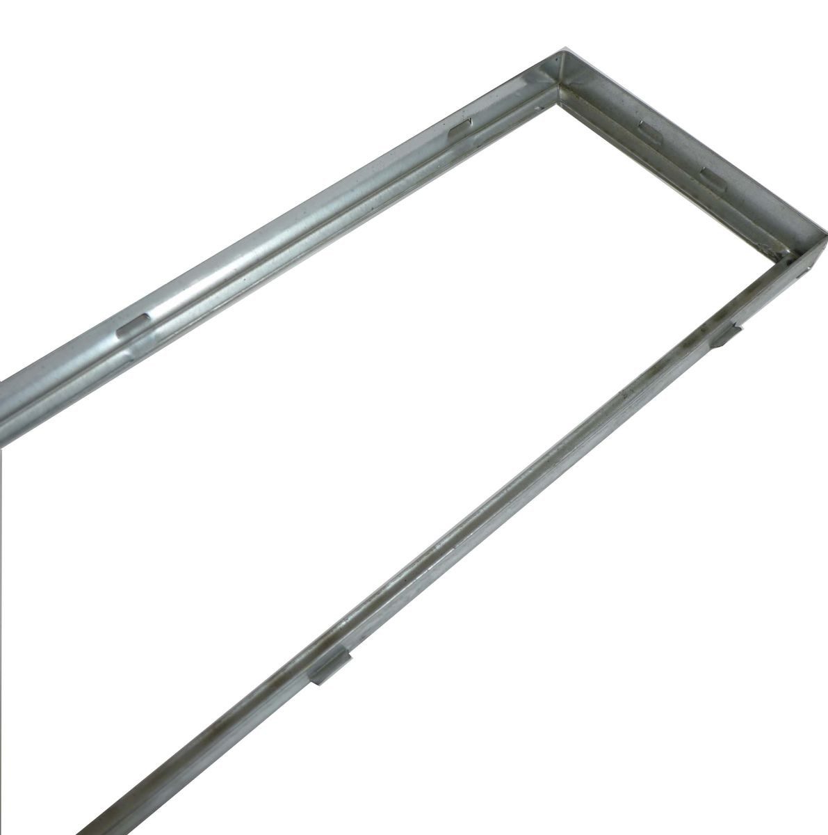 ACO Severin Ahlmann GmbH & Co. KG Fußmatte Winkelrahmen Zarge Rahmen Stahl verzinkt, Höhe: 32 mm, Größe: 1000x250mm, stabil und langlebig