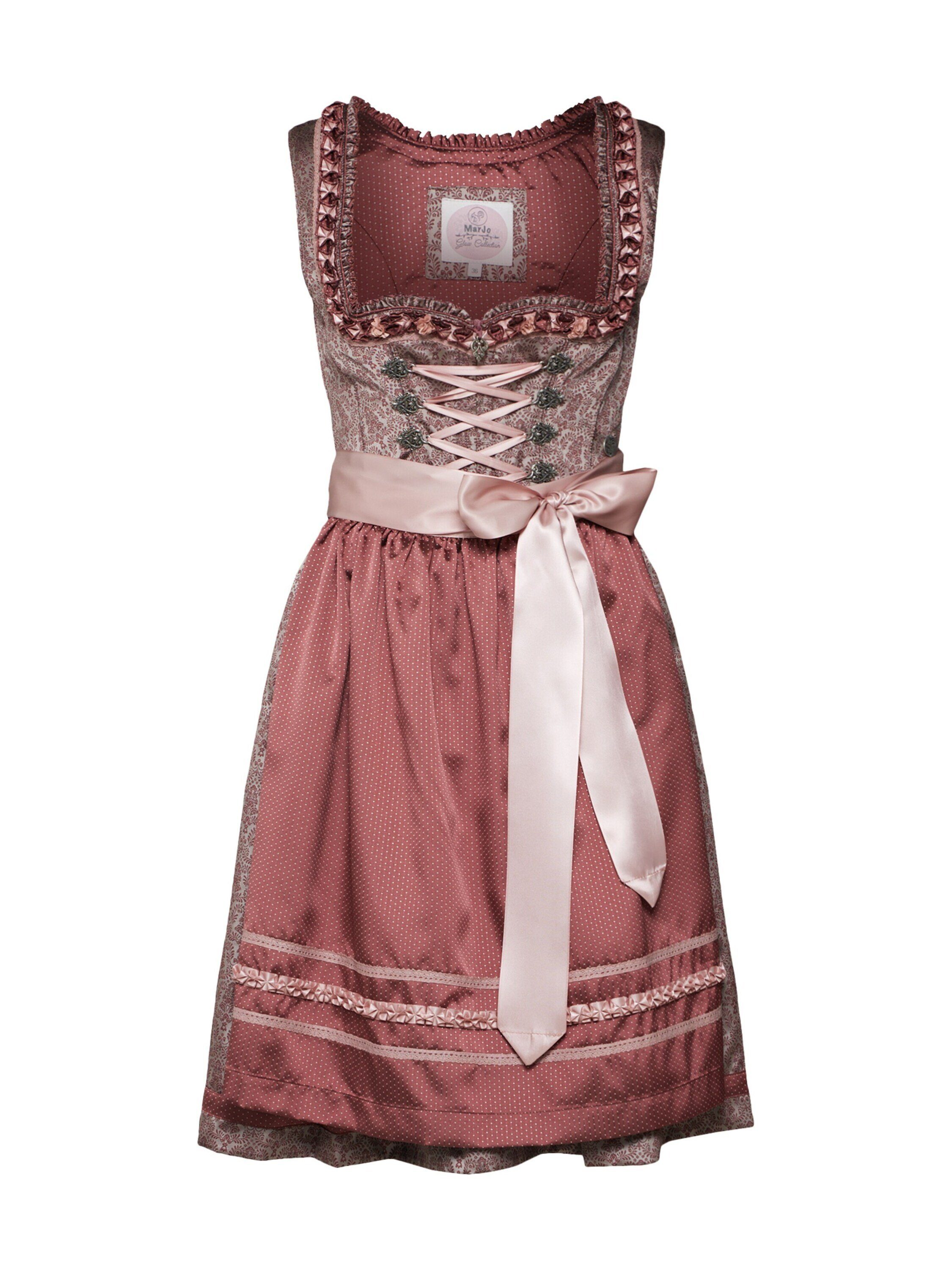 MarJo Dirndl Nola 58 (1-tlg) Drapiert/gerafft, Rüschen, Falten