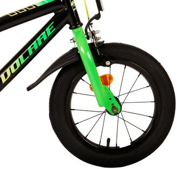 Volare Kinderfahrrad Kinderfahrrad Super GT für Jungen 14 Zoll Kinderrad in Grün Fahrrad
