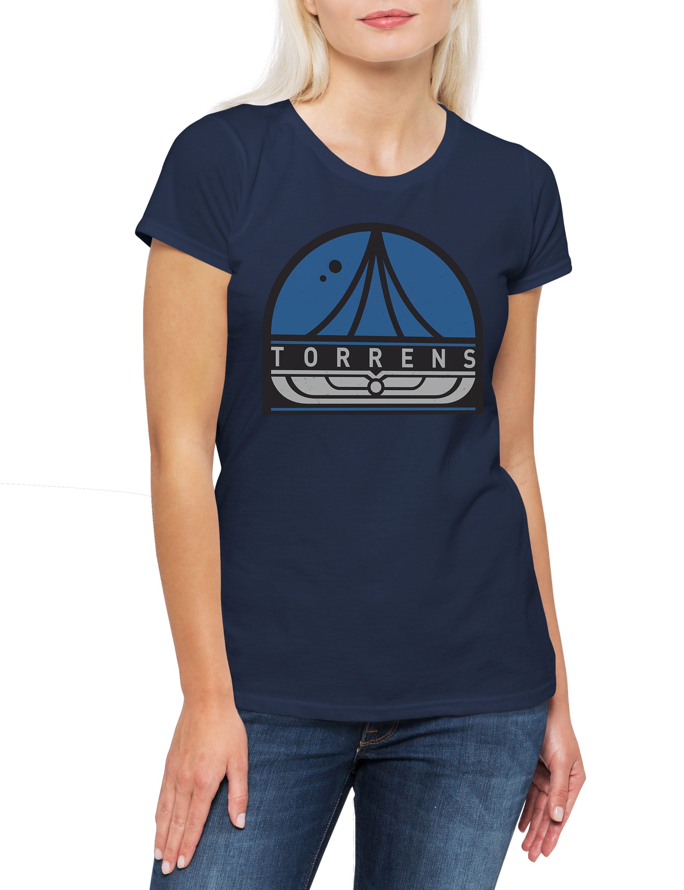Print-Shirt Torrens Patch Damen T-Shirt Prometheus USCSS Nostromo Alien Ripley