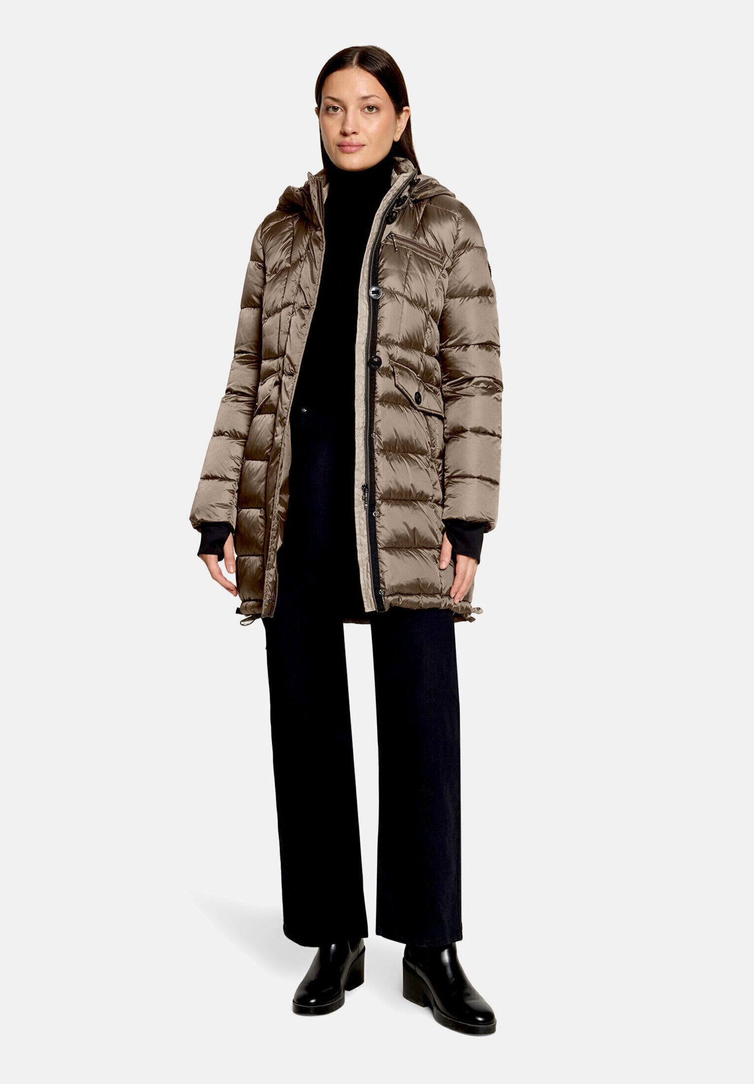 Gil Bret Winterjacke Damen mit abnehmbarer Kapuze