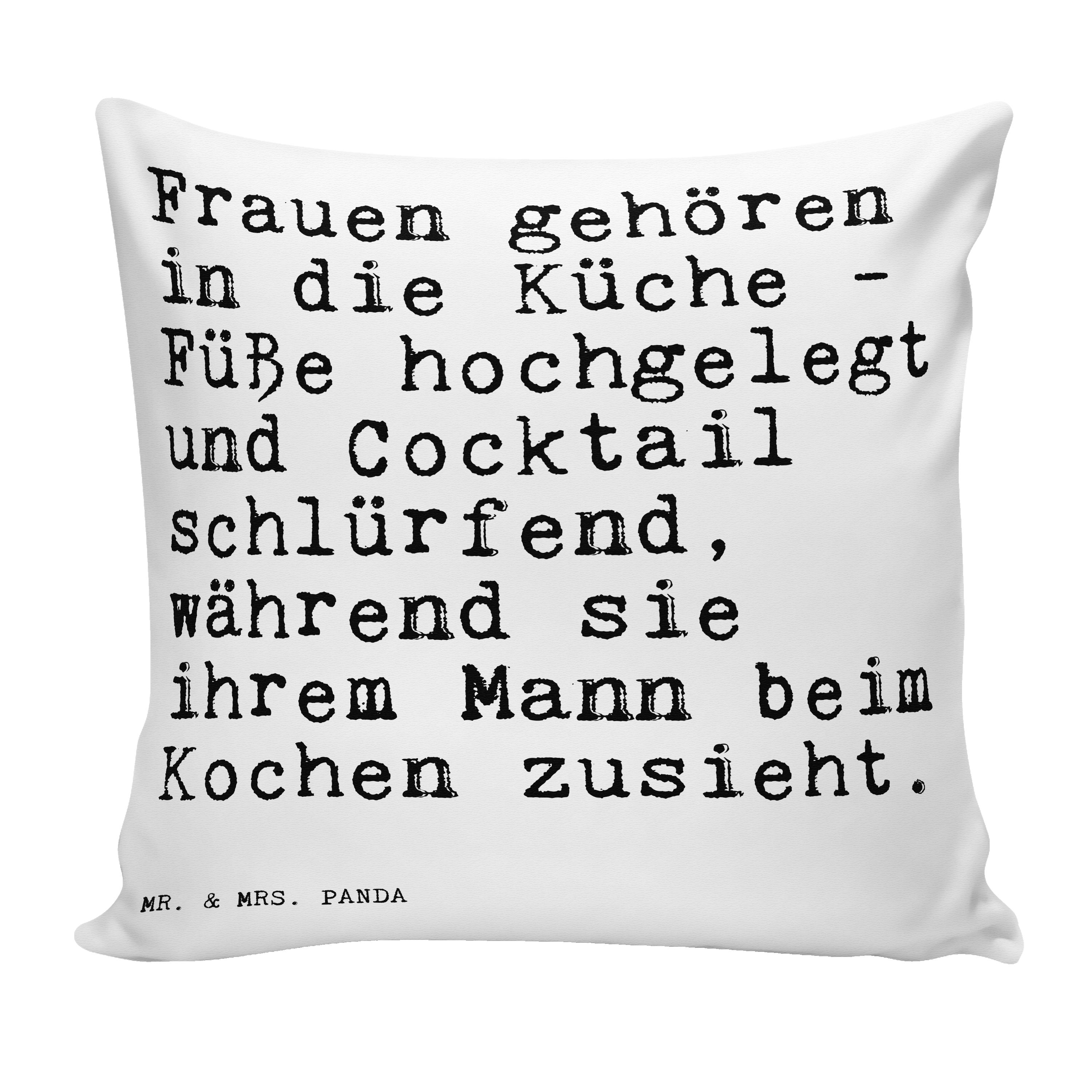 Geschenk, & - in Frauen Zitate, gehören Weiß Mrs. Dekokissen die... Mr. Spr - Panda Hochzeitstag,