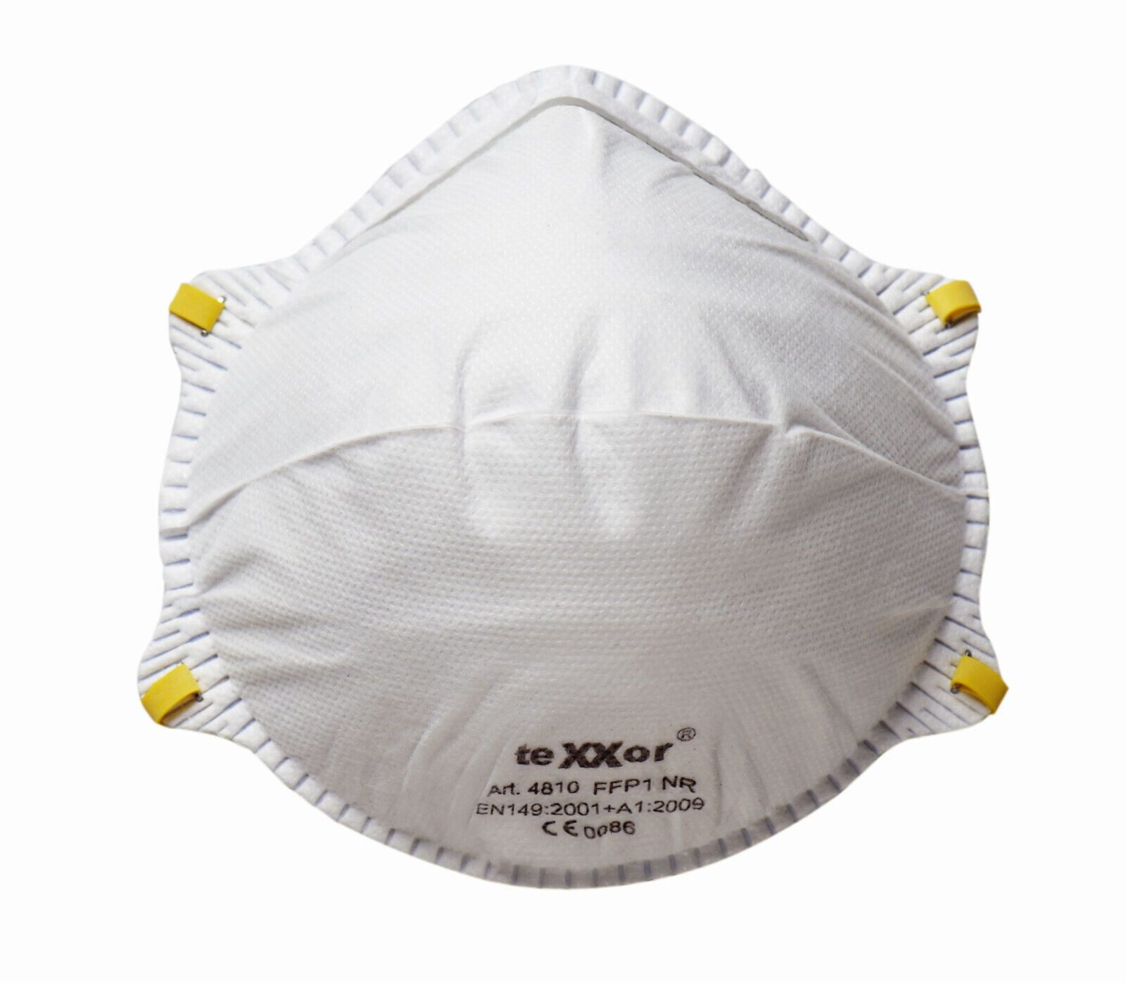 Mund-Nasen-Masken Staubmaske FFP1 NR D mit Nasenbügel ohne Ventil Box 4810
