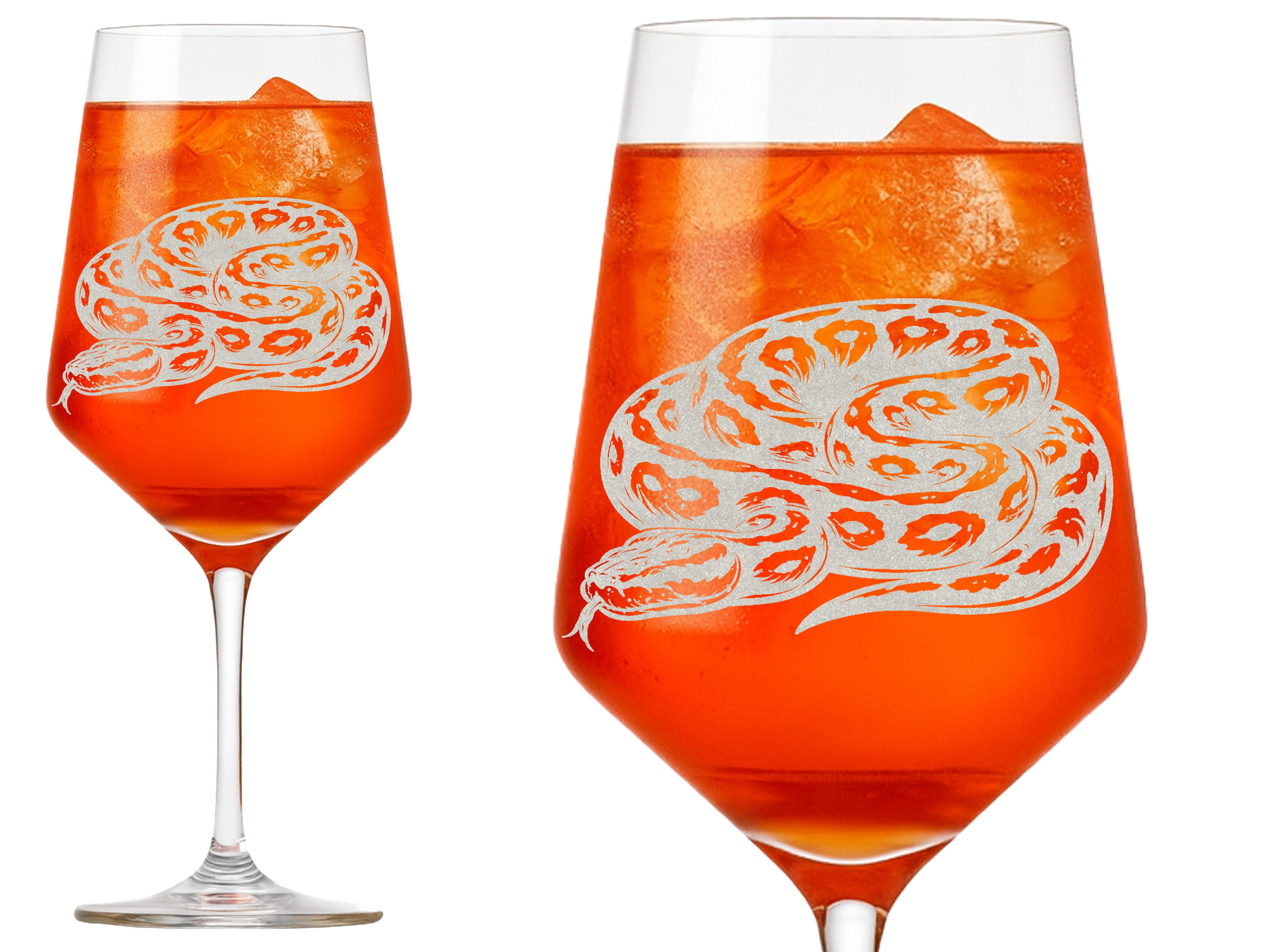 Valhalla Weinglas Valhalla Weinglas 350ml spülmaschinenfest mit Python-Gravur, 1-tlg., Glas, Atemberaubende Darstellung