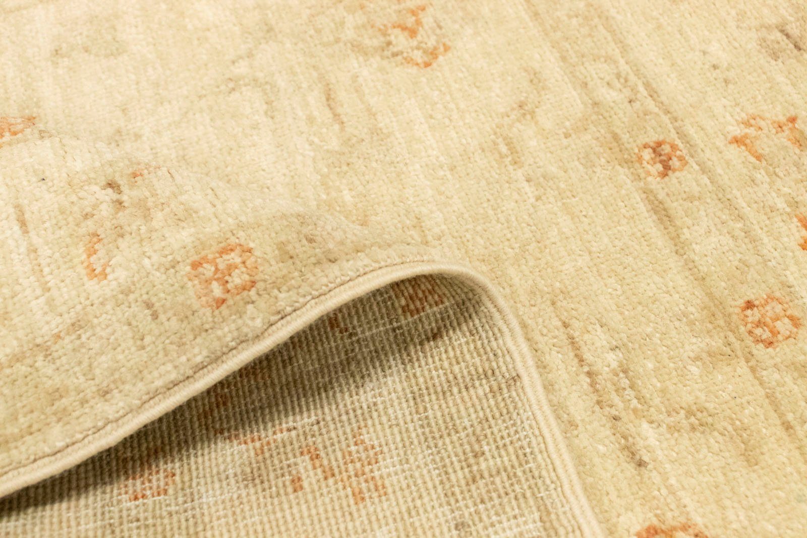 Wollteppich Ziegler mm Teppich beige, handgeknüpft morgenland, rechteckig, Höhe: 8