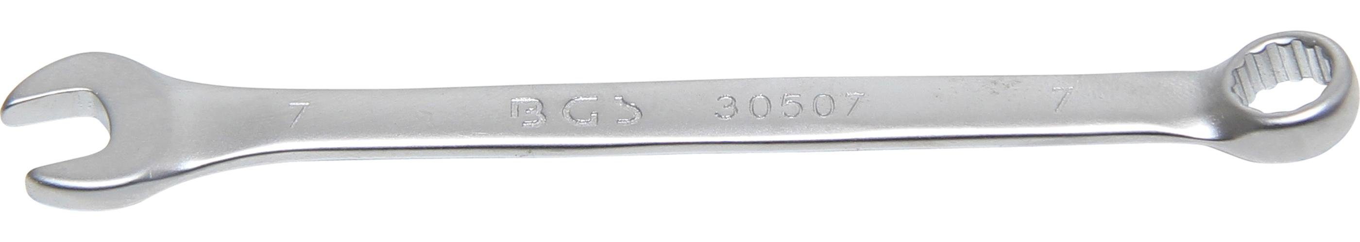 BGS technic Maulschlüssel Maul-Ringschlüssel, SW 7 mm
