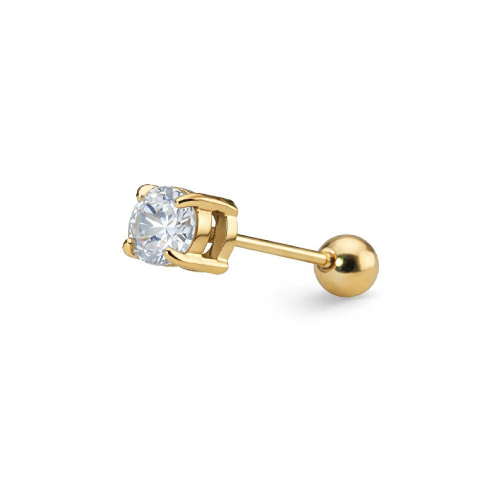 Oliver Weber Ohrring-Set Fine gold-plated single earring Diana 23075G