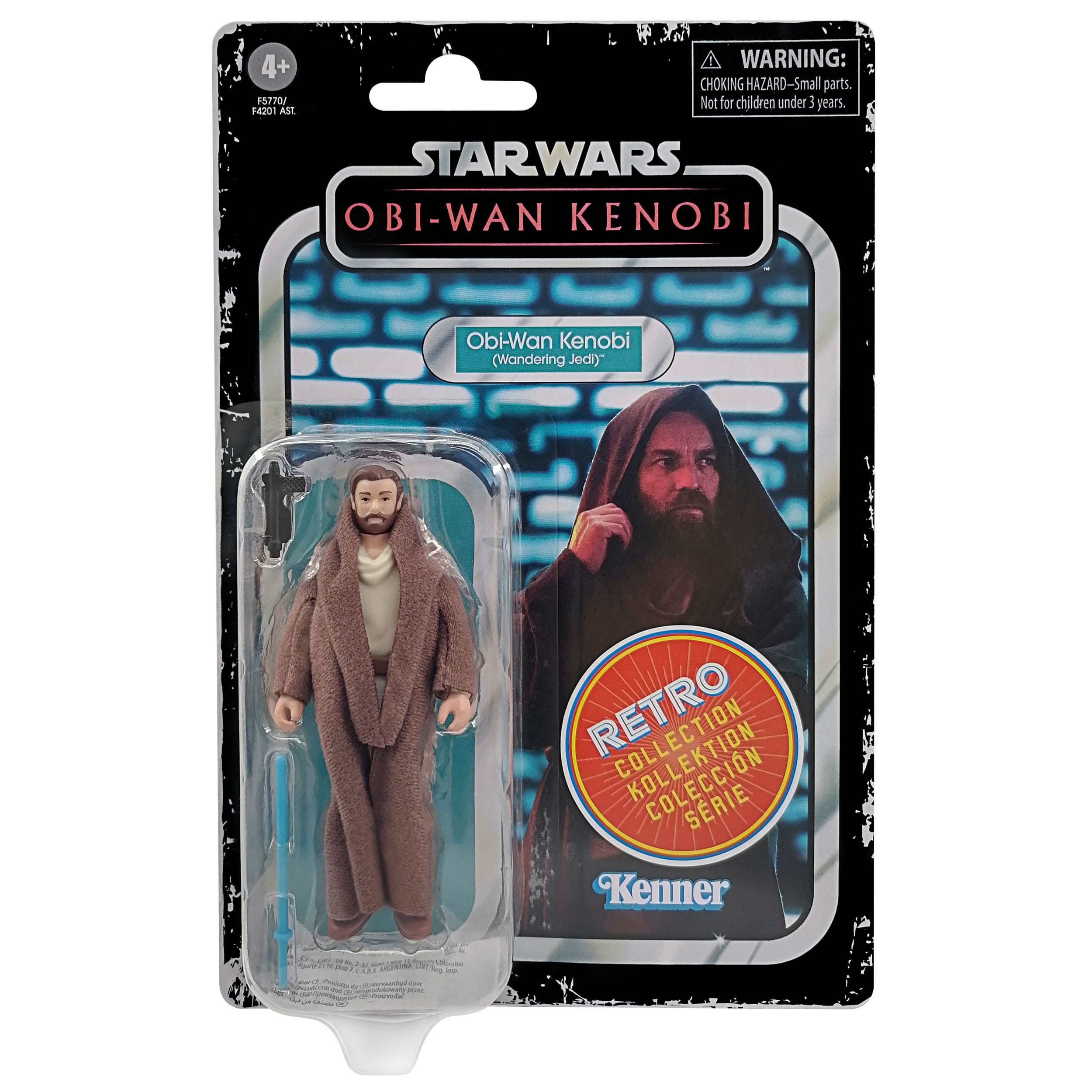 Hasbro Actionfigur Star Wars: Obi-Wan Kenobi Retro Collection, (10 cm Figur mit Zubehör)
