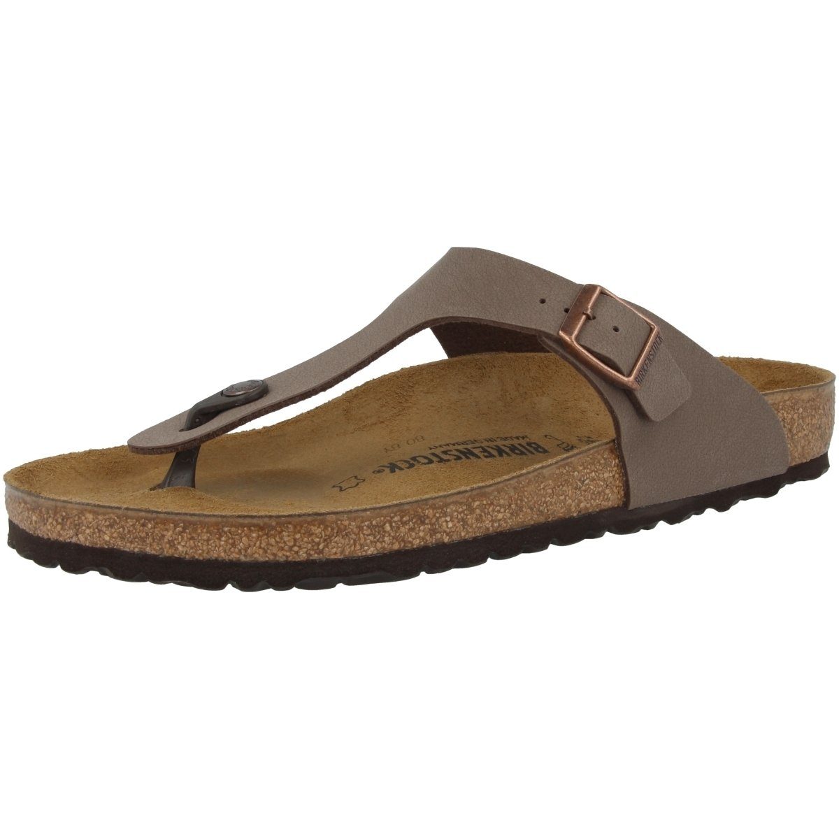 Birkenstock Gizeh Birko-Flor Nubuk normal Unisex Erwachsene Zehentrenner Sandalen, Sandaletten, Sommerschuhe, Badeschuhe, Zehentrenner