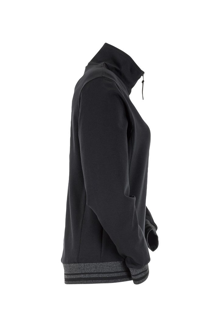 Planam Troyer PLANAM Choice Damen Troyer OUTDOOR Zip-Kragen Schwarz