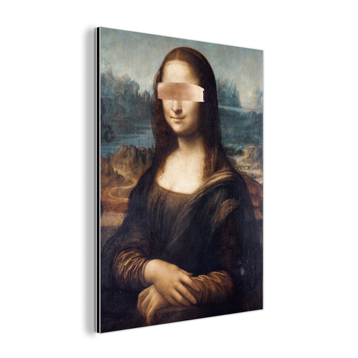 MuchoWow Metallbild Mona Lisa - Da günstig online kaufen