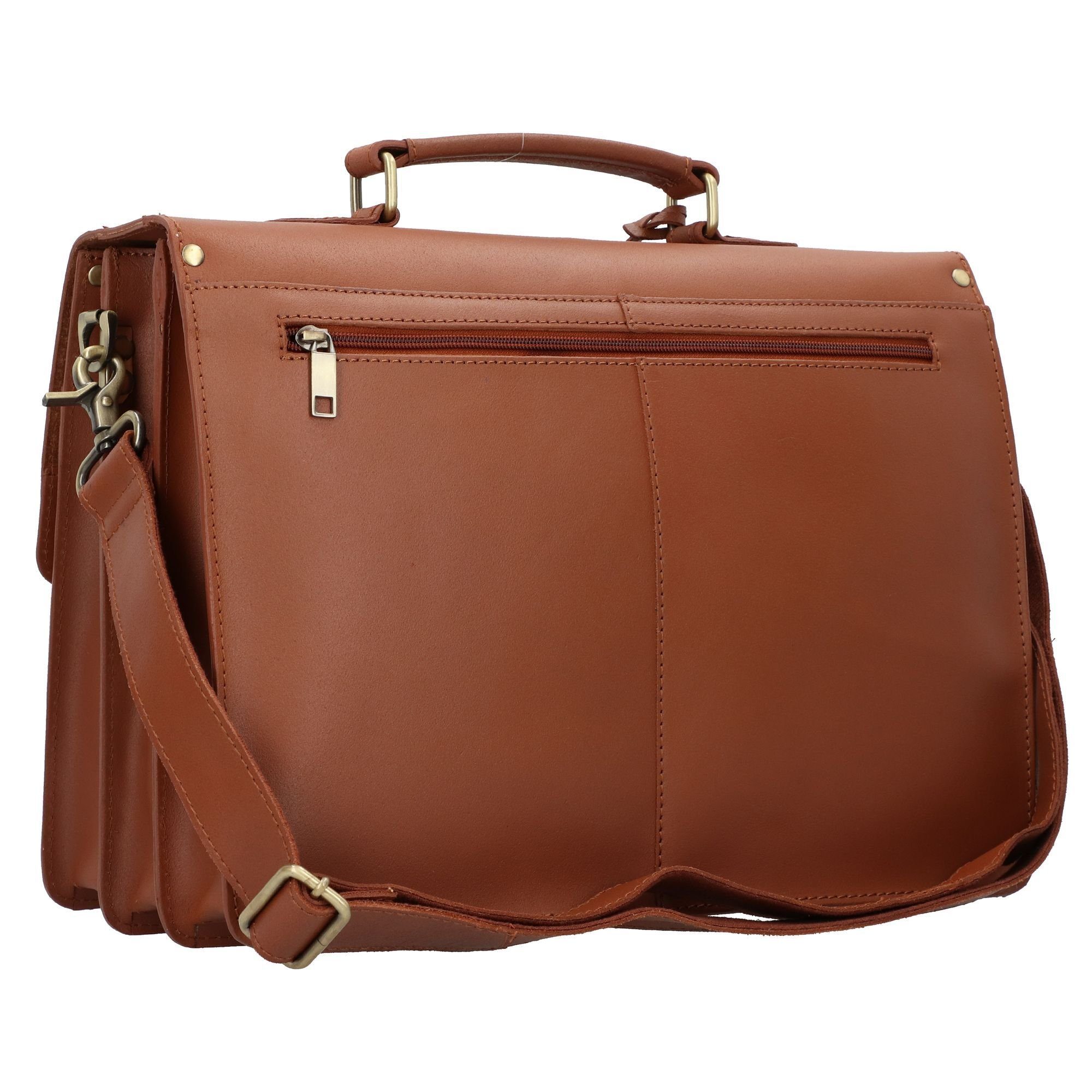 Burkely Aktentasche Vintage, Leder