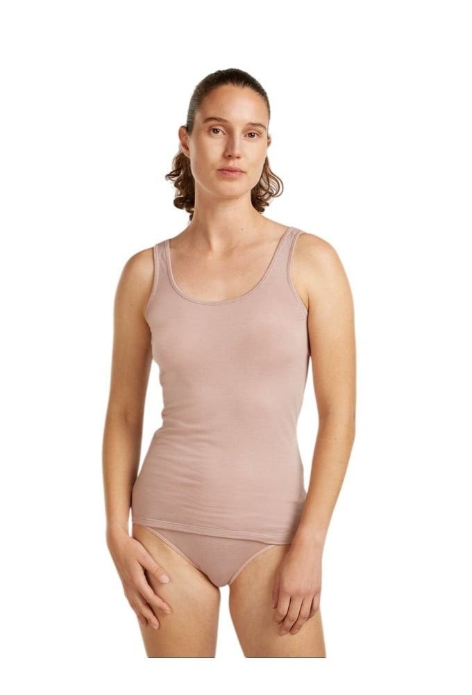 Icebreaker Tanktop Unterwäsche Tank Top Siren - Merinowolle - rosa Damen