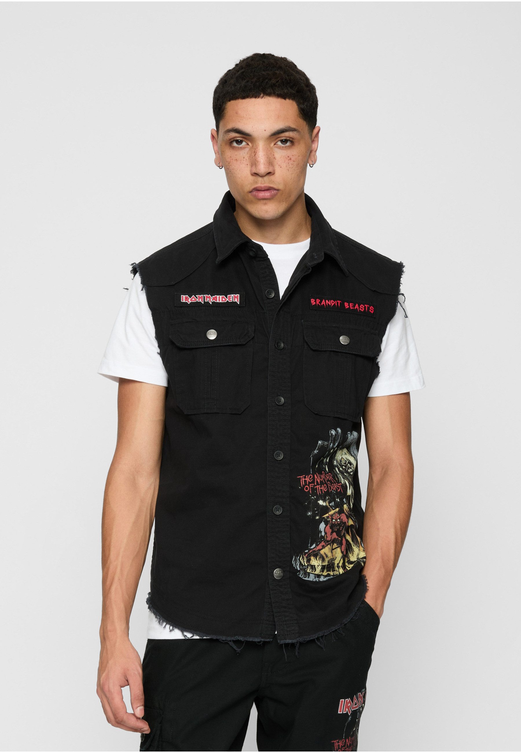Brandit Muskelshirt Brandit Iron Maiden Vintage Shirt sleeveless NOTB (1-tlg)