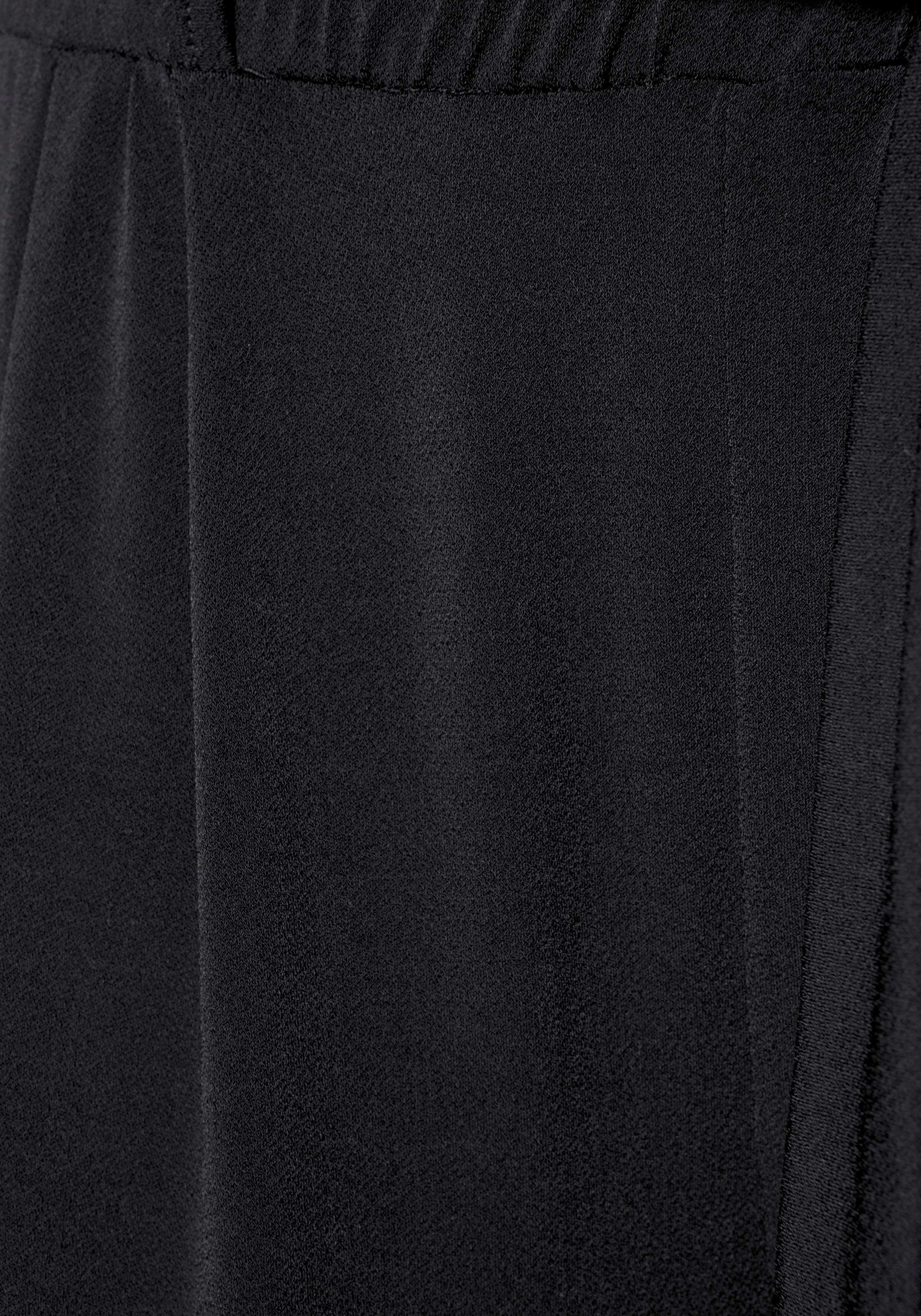 LASCANA Culotte (mit Bindegürtel) in 7/8-Länge und Bindegürtel, leichte Jerseyhose, casual-sommerlich
