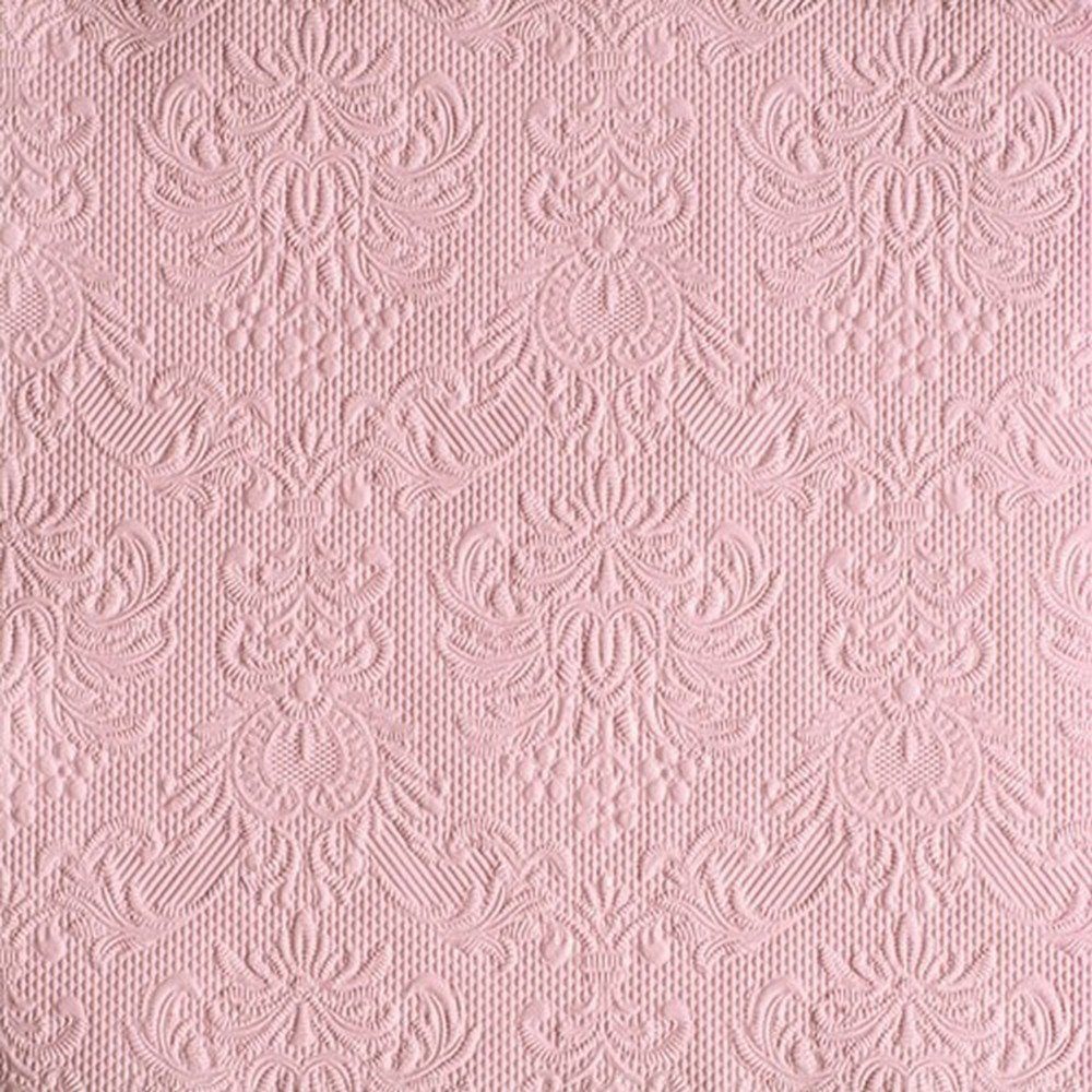 Ambiente Luxury Paper Products Papierserviette 15 Servietten Elegance pastel rose 33x33cm, (15 St)